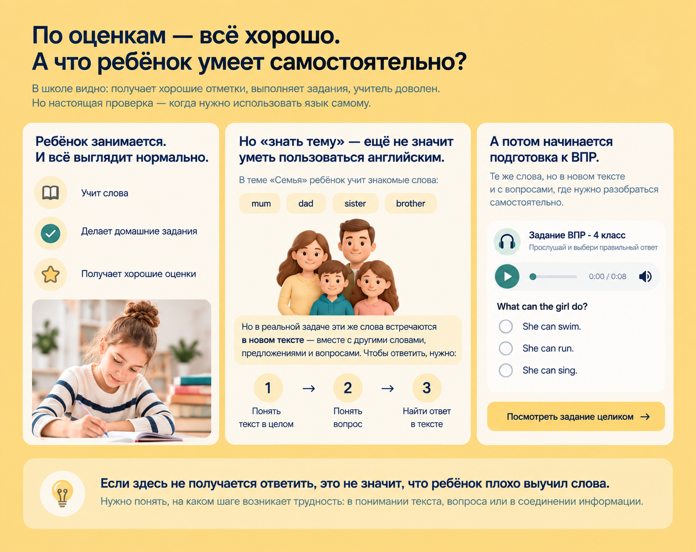 Семья: родители и двое детей